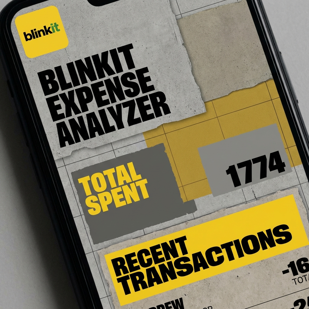 Blinkit Expense Tracker